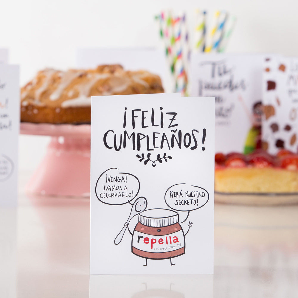 Tarjeta de felicitación gamberra "Repella"