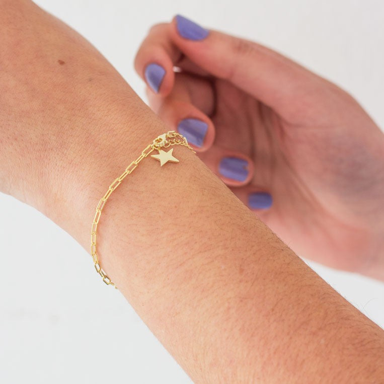 Brazalete Rockstar de plata