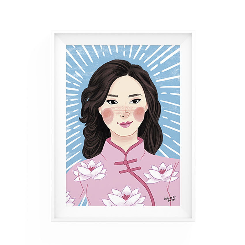 Lámina de la Diosa Guan Yin