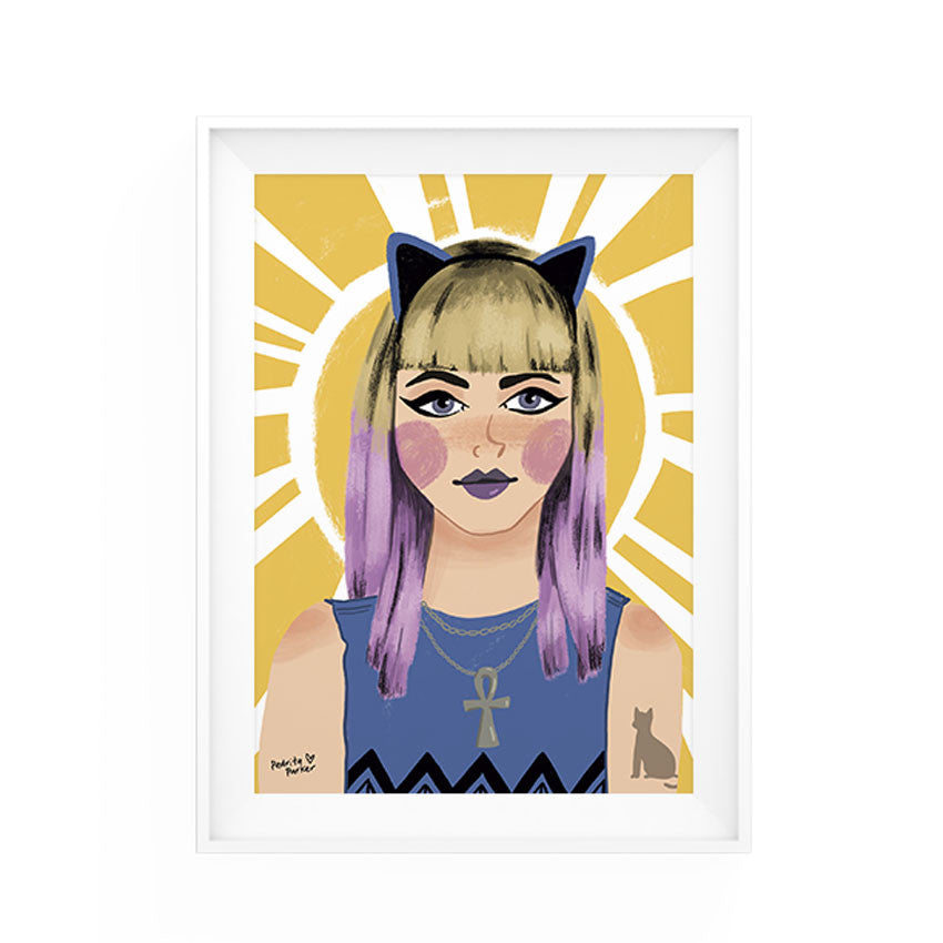 Lámina de la Diosa Bastet