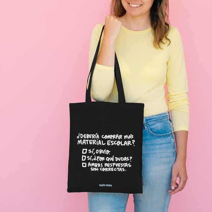 Bolsa de lona Material escolar