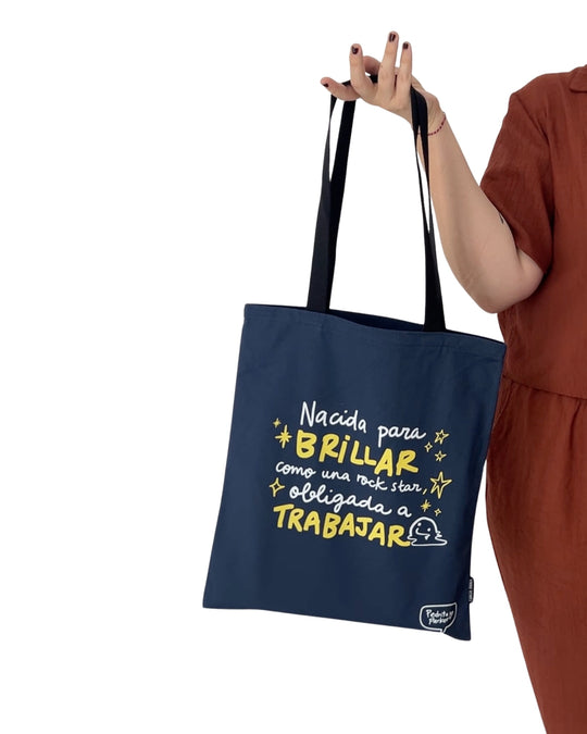 Bolsa de lona Nacida para brillar