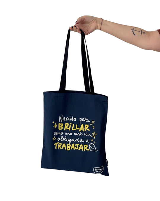 Bolsa de lona Nacida para brillar