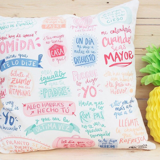 Funda Cojín Consejos Mamá