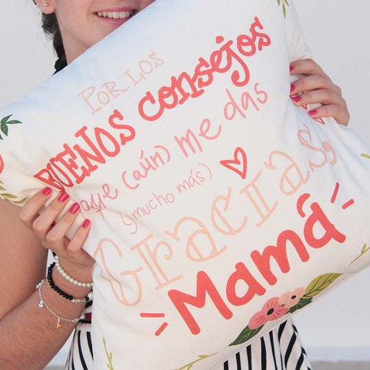 Funda Cojín Consejos Mamá