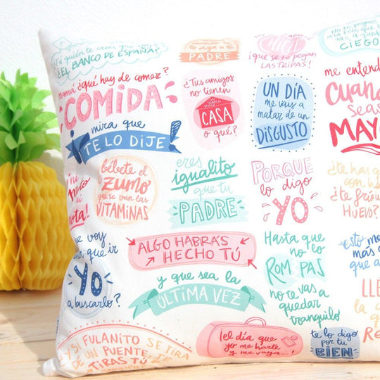 Funda Cojín Consejos Mamá