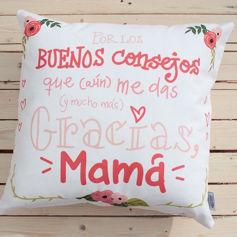 Funda Cojín Consejos Mamá