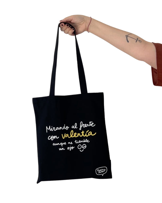 Bolsa de lona Mirando al frente con valentía