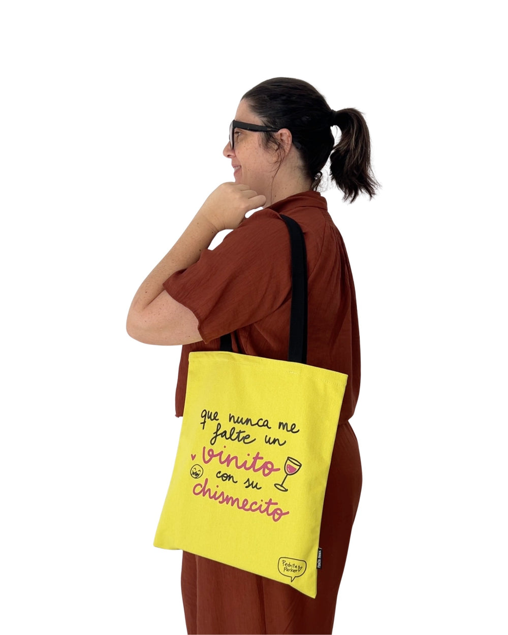 Bolsa de lona Vinito con su chismecito