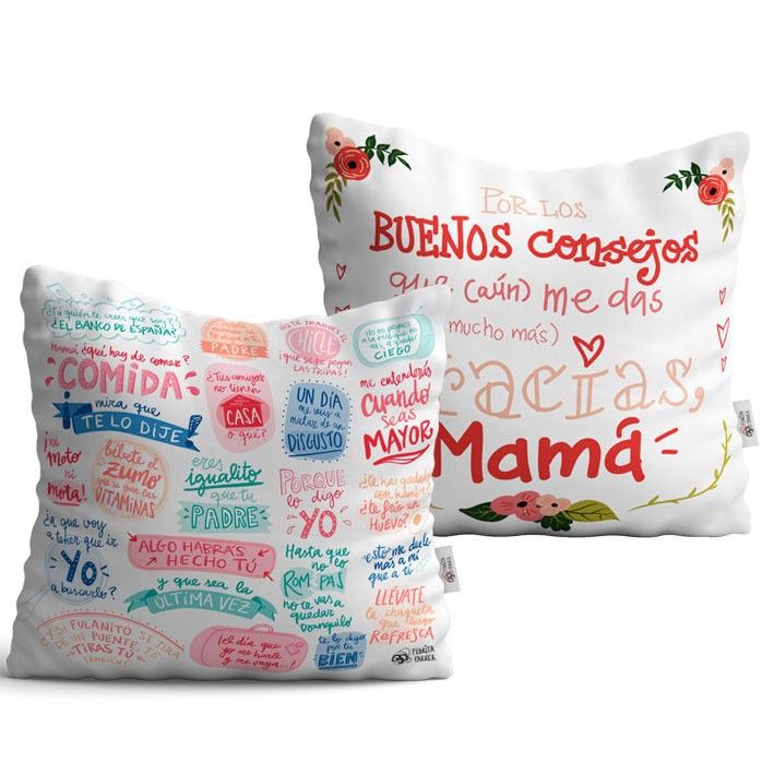 Funda Cojín Consejos Mamá