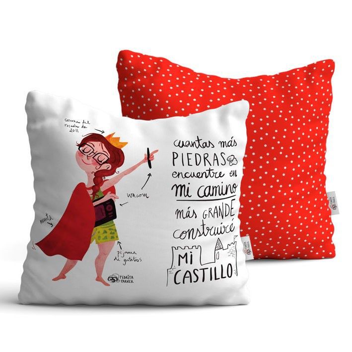Funda Cojín Castillo
