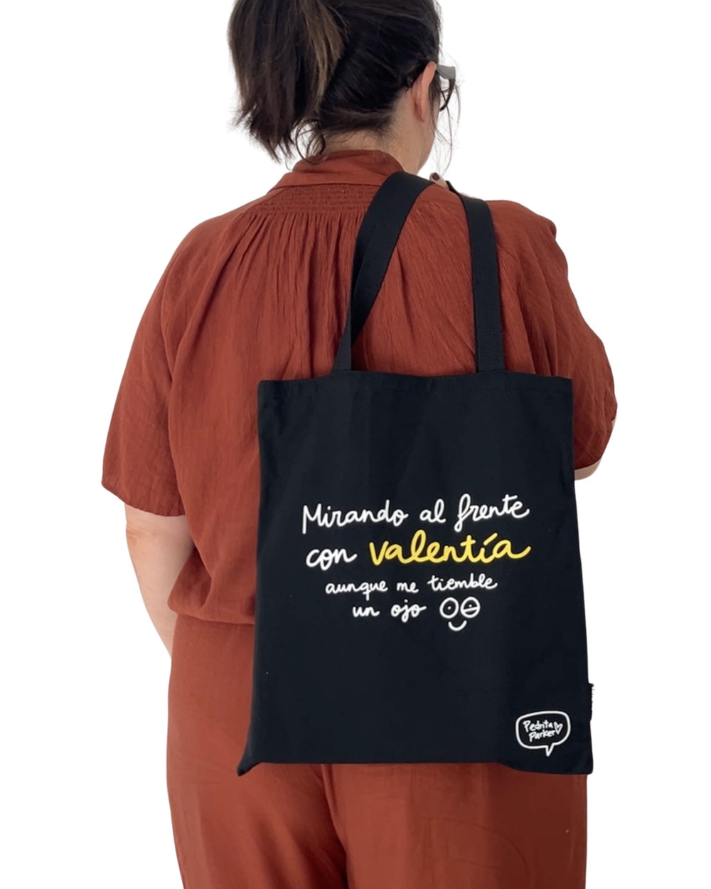 Bolsa de lona Mirando al frente con valentía