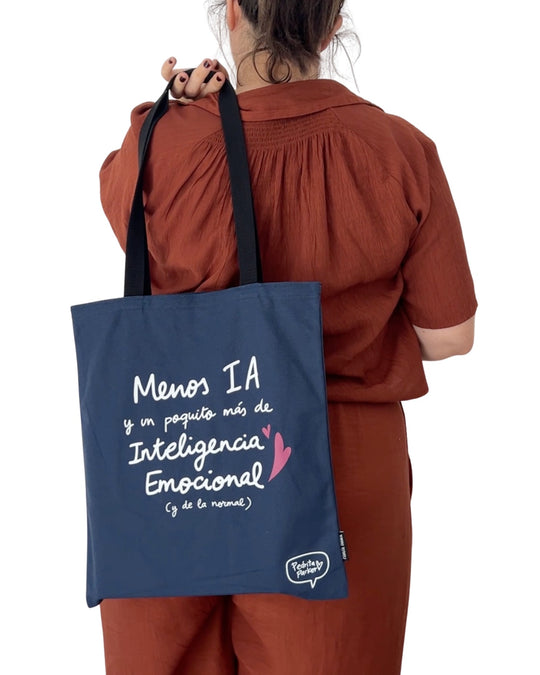 Bolsa de lona Menos IA
