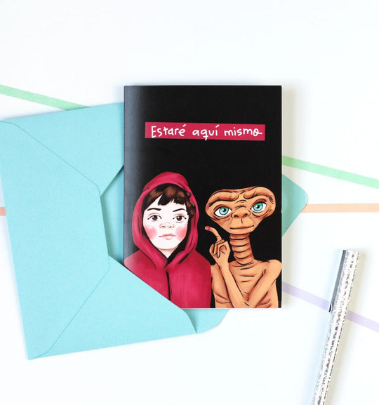 Tarjeta de felicitación E.T.