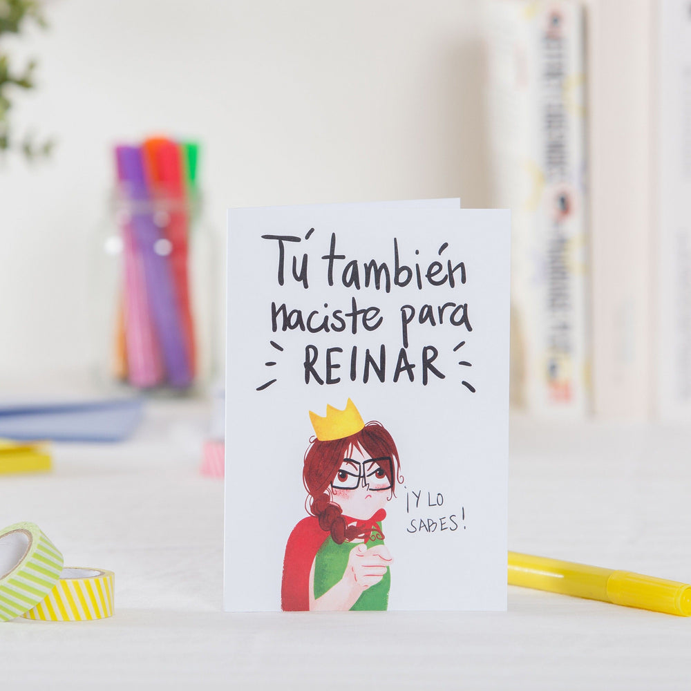 Tarjeta de felicitación "Y lo sabes"
