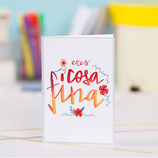 Tarjeta de felicitación Cosa fina