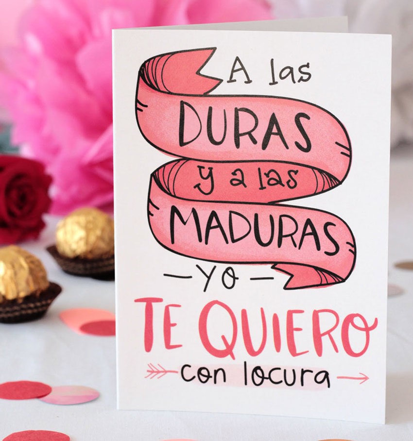 Tarjeta de felicitación Duras y Maduras