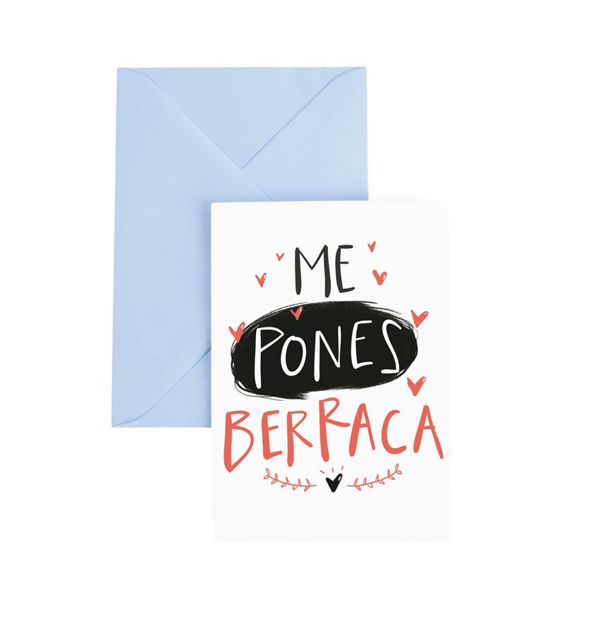 Tarjeta de felicitación LOVER Berraca