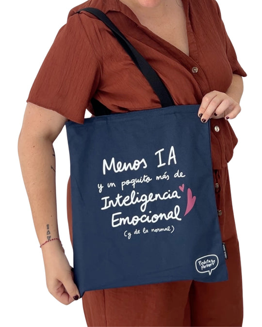 Bolsa de lona Menos IA