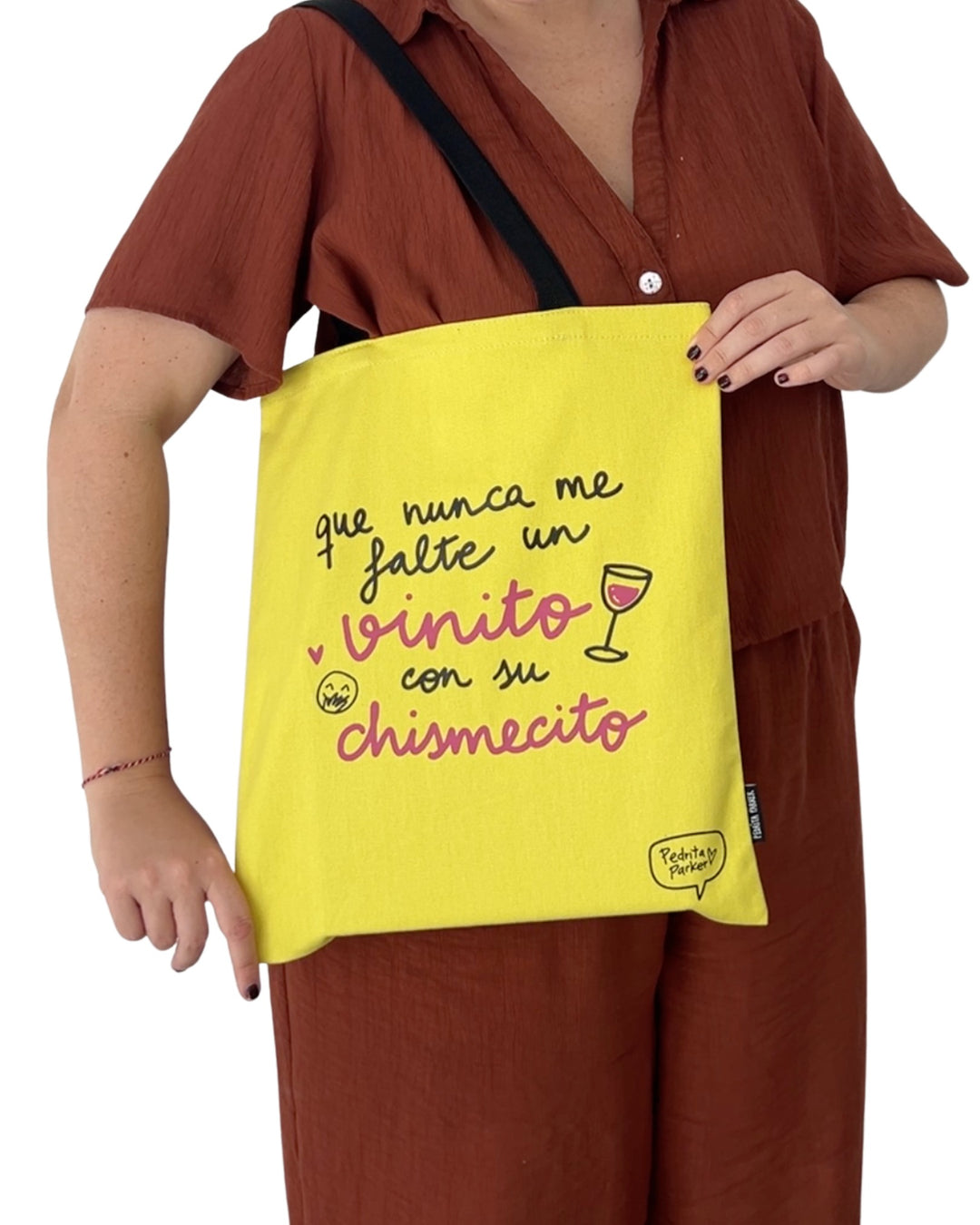 Bolsa de lona Vinito con su chismecito