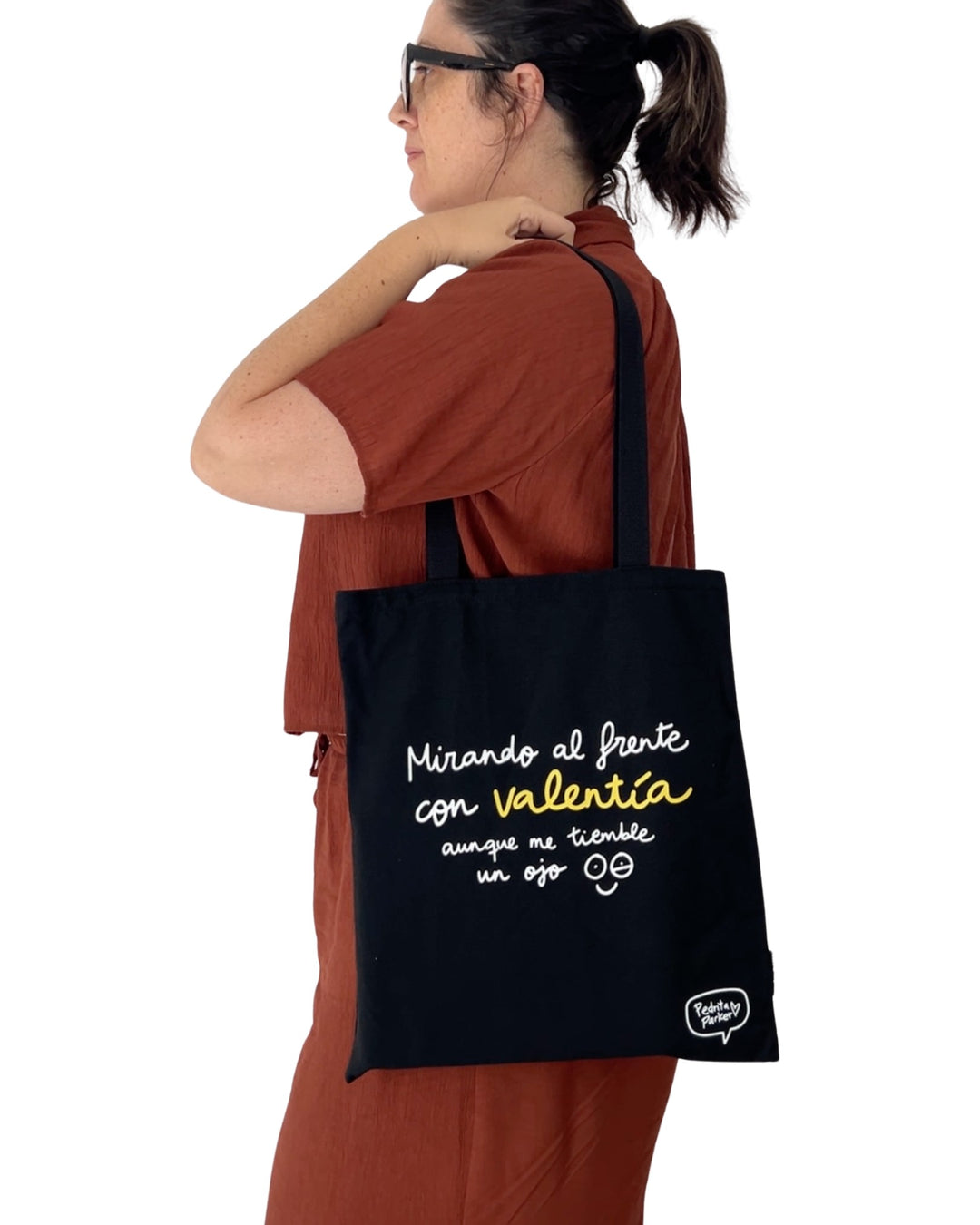 Bolsa de lona Mirando al frente con valentía