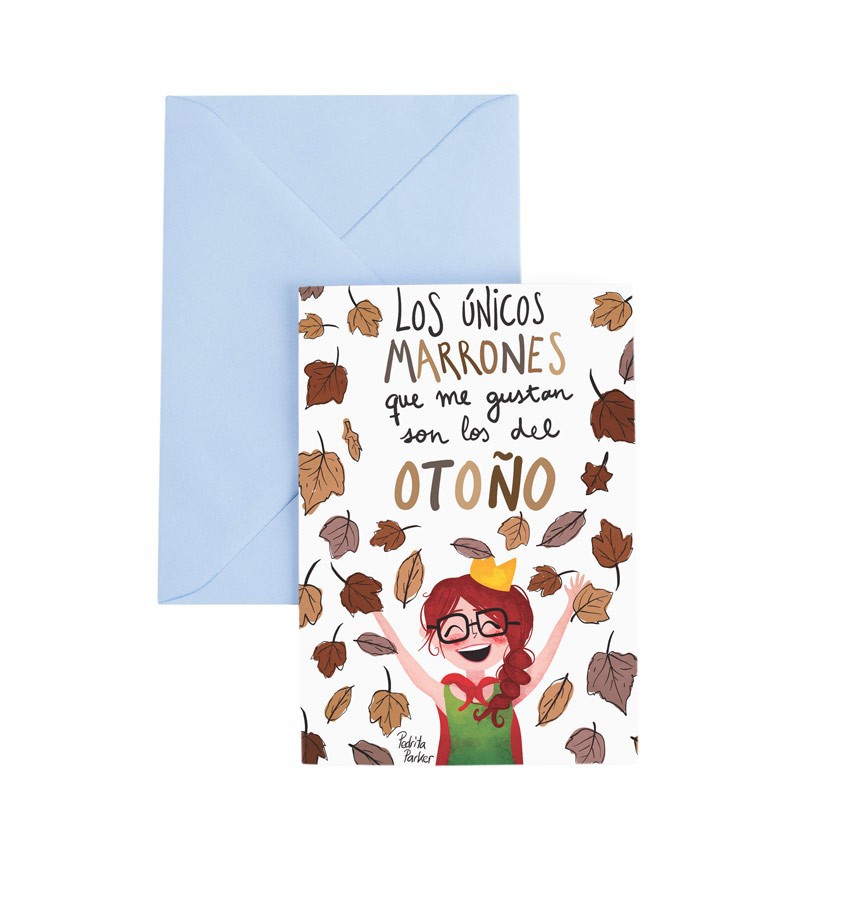 Tarjeta de felicitación "Marrones"