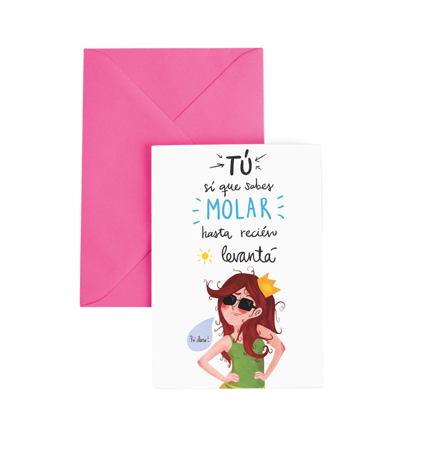Tarjeta de felicitación "Molar"