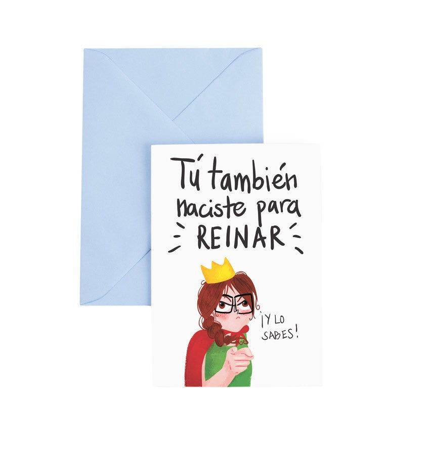 Tarjeta de felicitación "Y lo sabes"