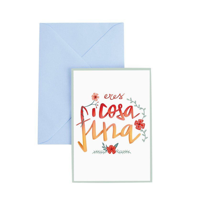 Tarjeta de felicitación Cosa fina