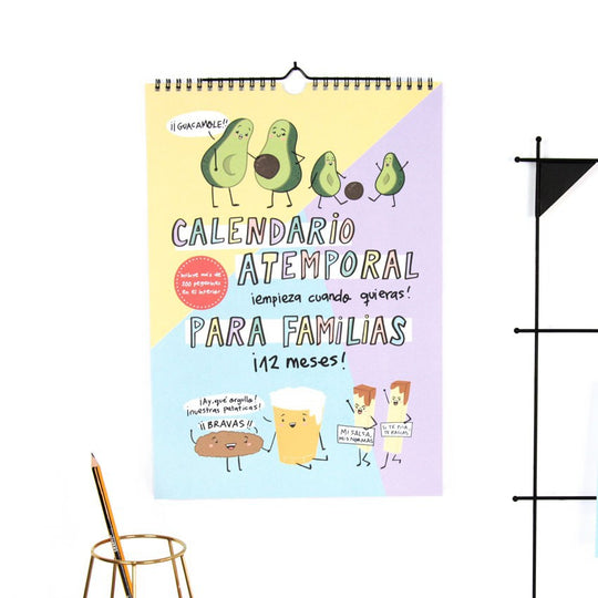 Calendario atemporal para familias