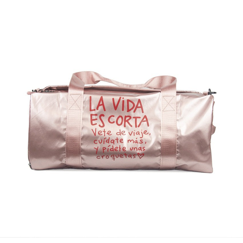 Bolsa de viaje La Vida es Corta