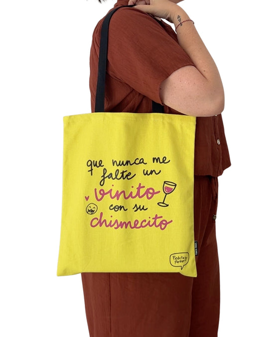 Bolsa de lona Vinito con su chismecito