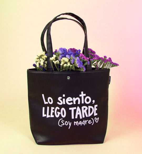 Bolso shopper polipiel Llego tarde