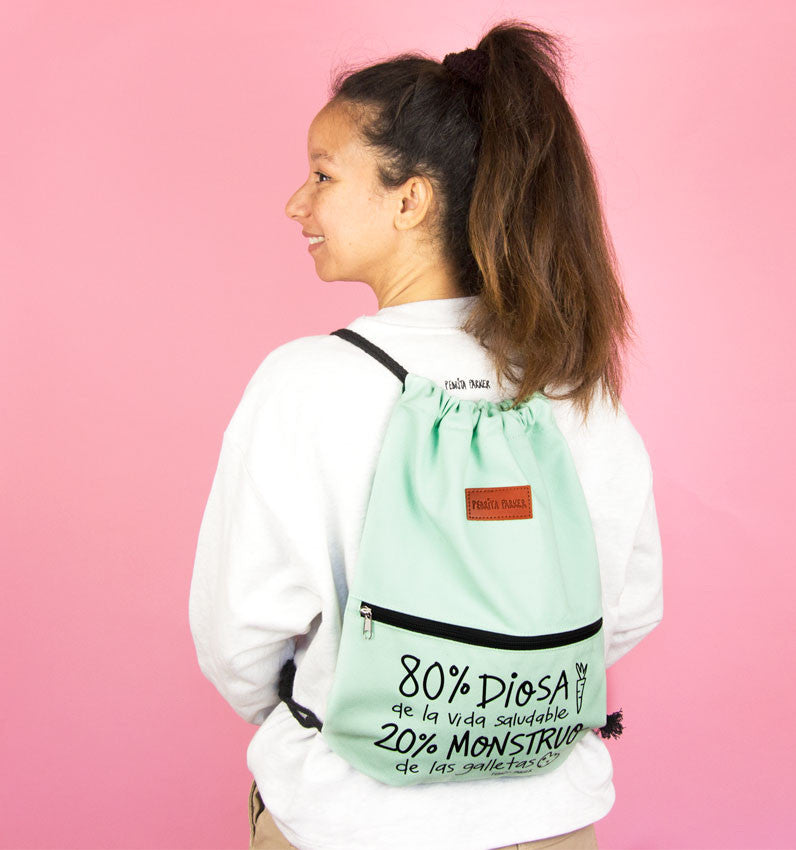 Mochila de cuerda Diosa y monstruo