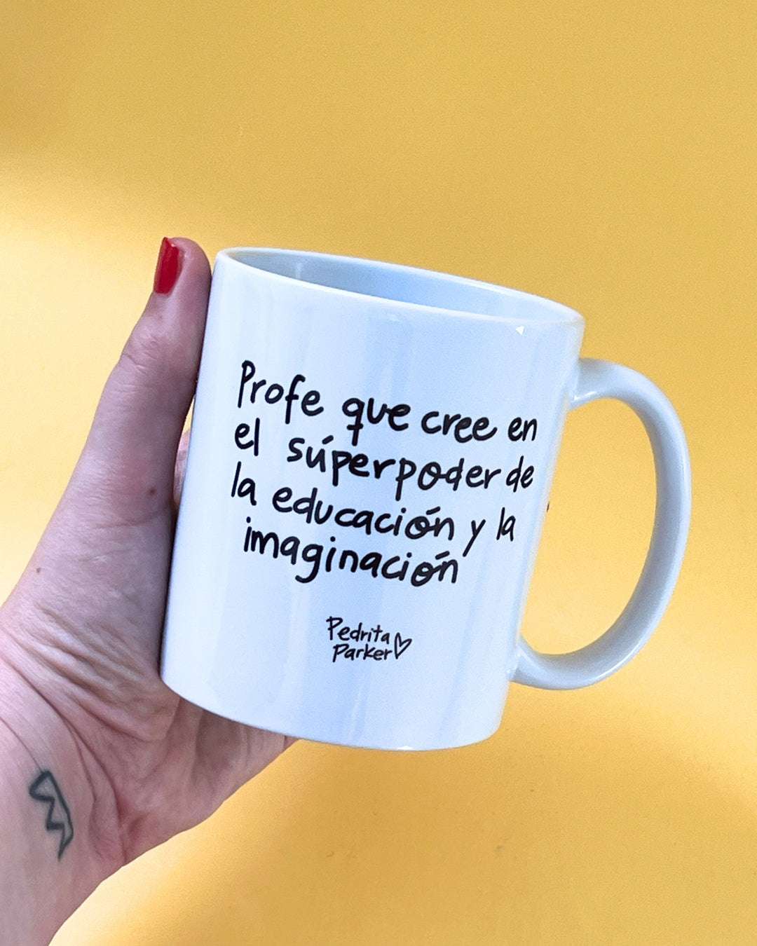 Taza Profe con Superpoderes