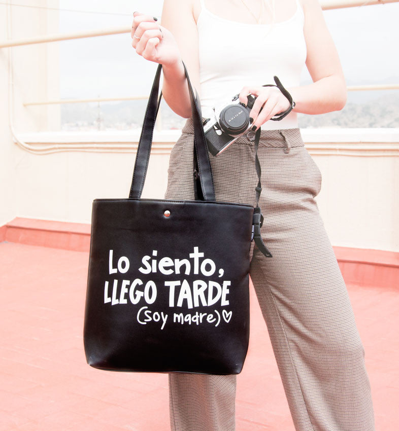 Bolso shopper polipiel Llego tarde