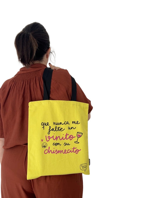 Bolsa de lona Vinito con su chismecito