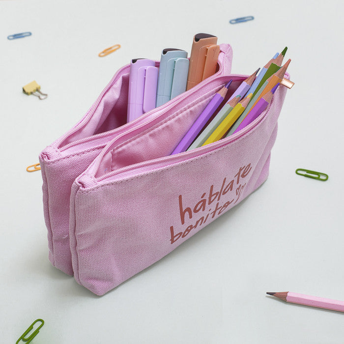 Estuche/neceser doble - Háblate Bonito