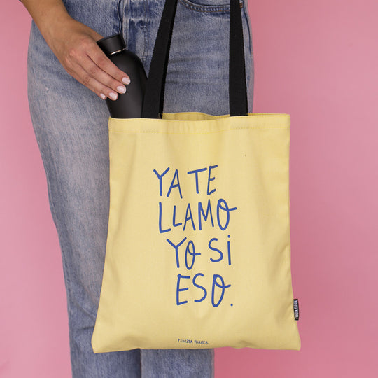Bolsa de lona Ya te llamo yo