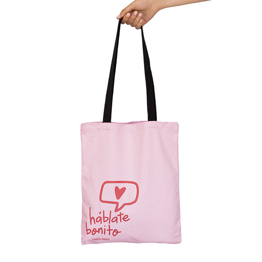 Bolsa de lona Háblate Bonito