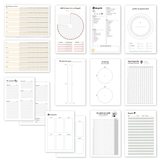 Pack imprimible premium para organizar y planificar tus días