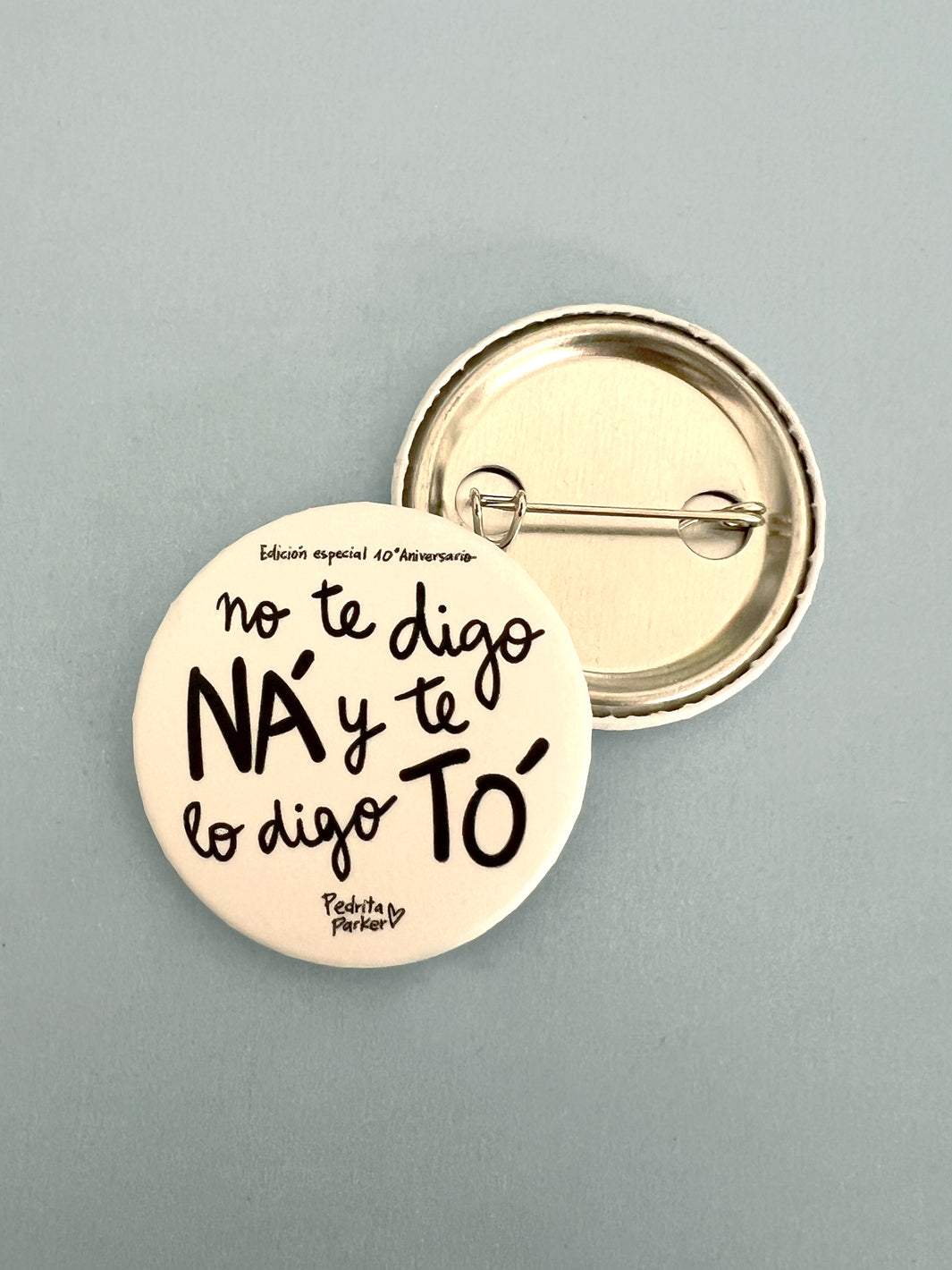 Pack de 3 chapas divertidas Edición 10º Aniversario