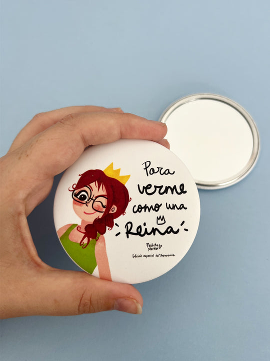 Espejo Reina Pecas Como una Reina