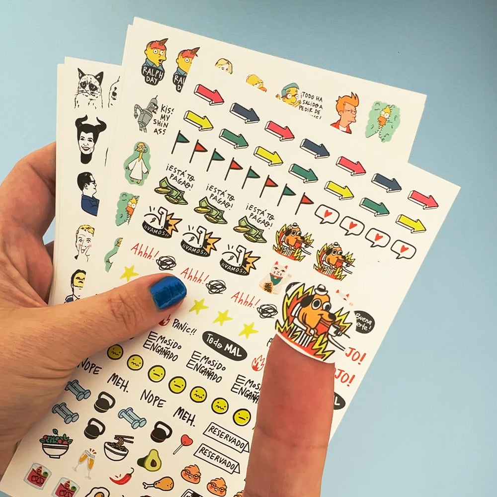 Pack Pegatinas. ¡A tope de stickers!