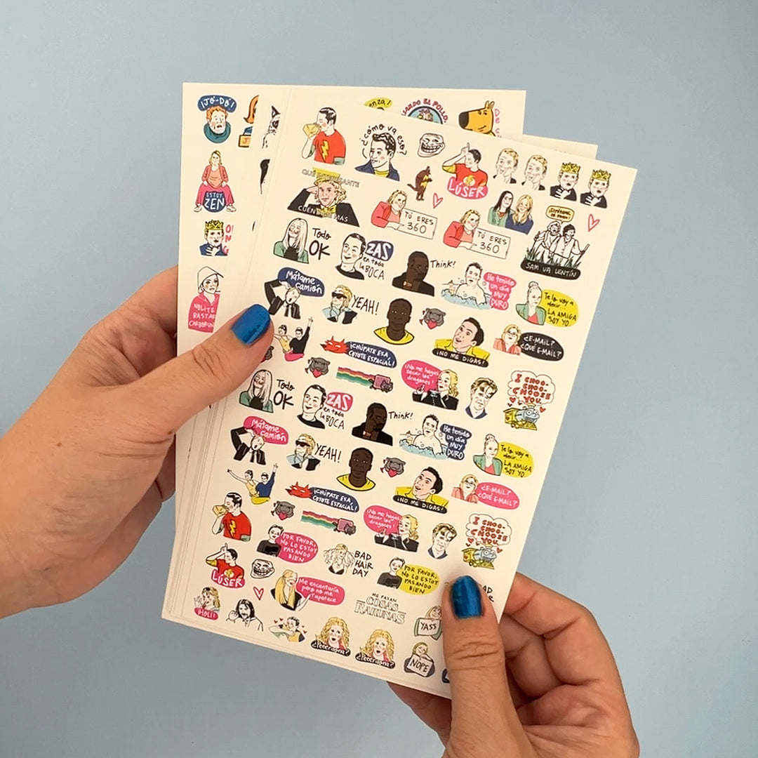 Pack Pegatinas. ¡A tope de stickers!