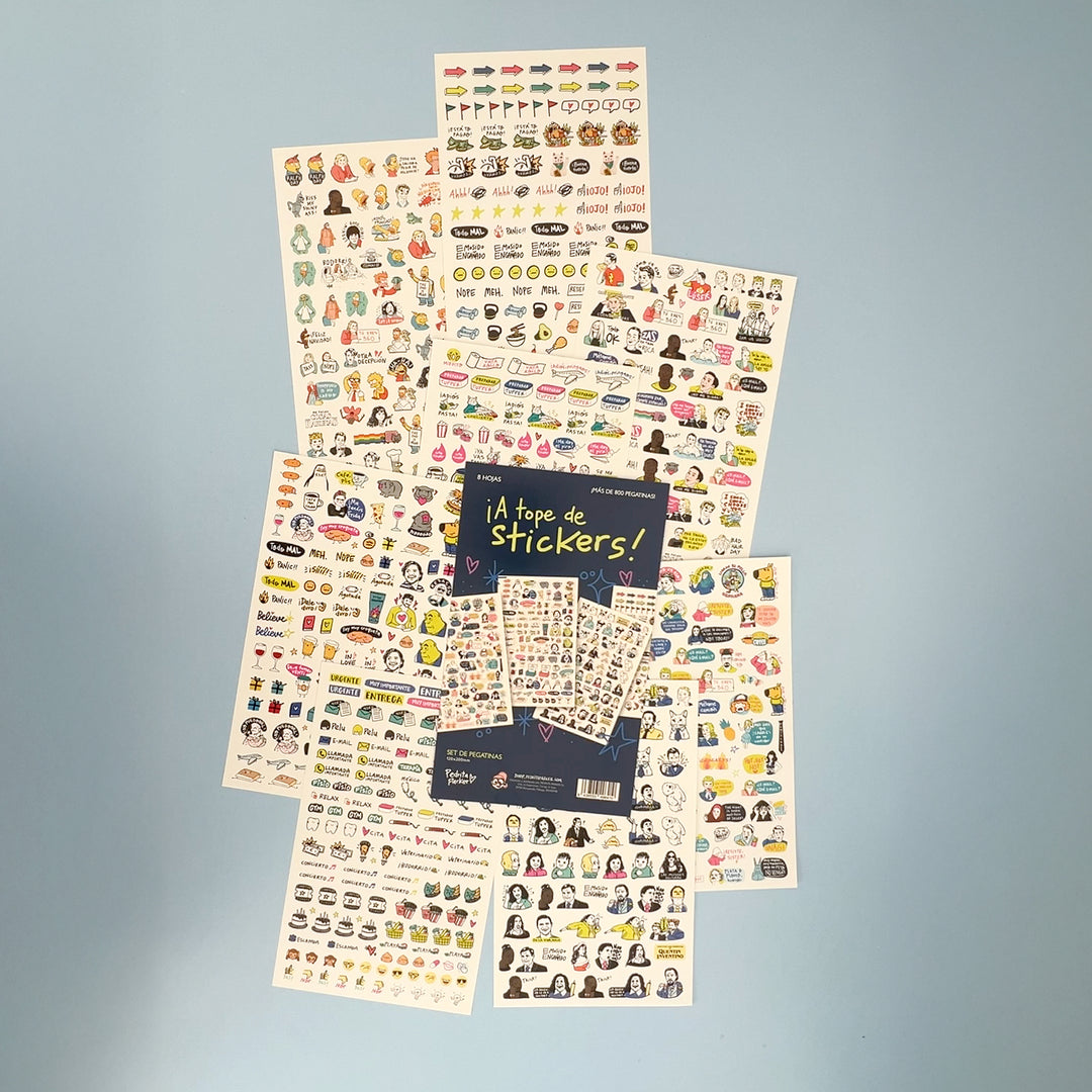 Pack Pegatinas. ¡A tope de stickers!