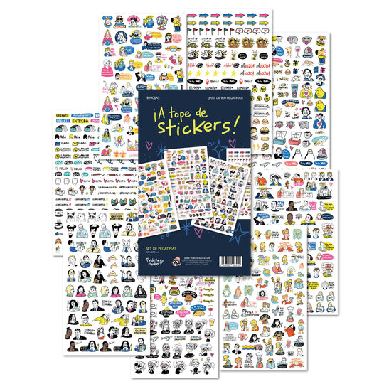 Pack Pegatinas. ¡A tope de stickers!