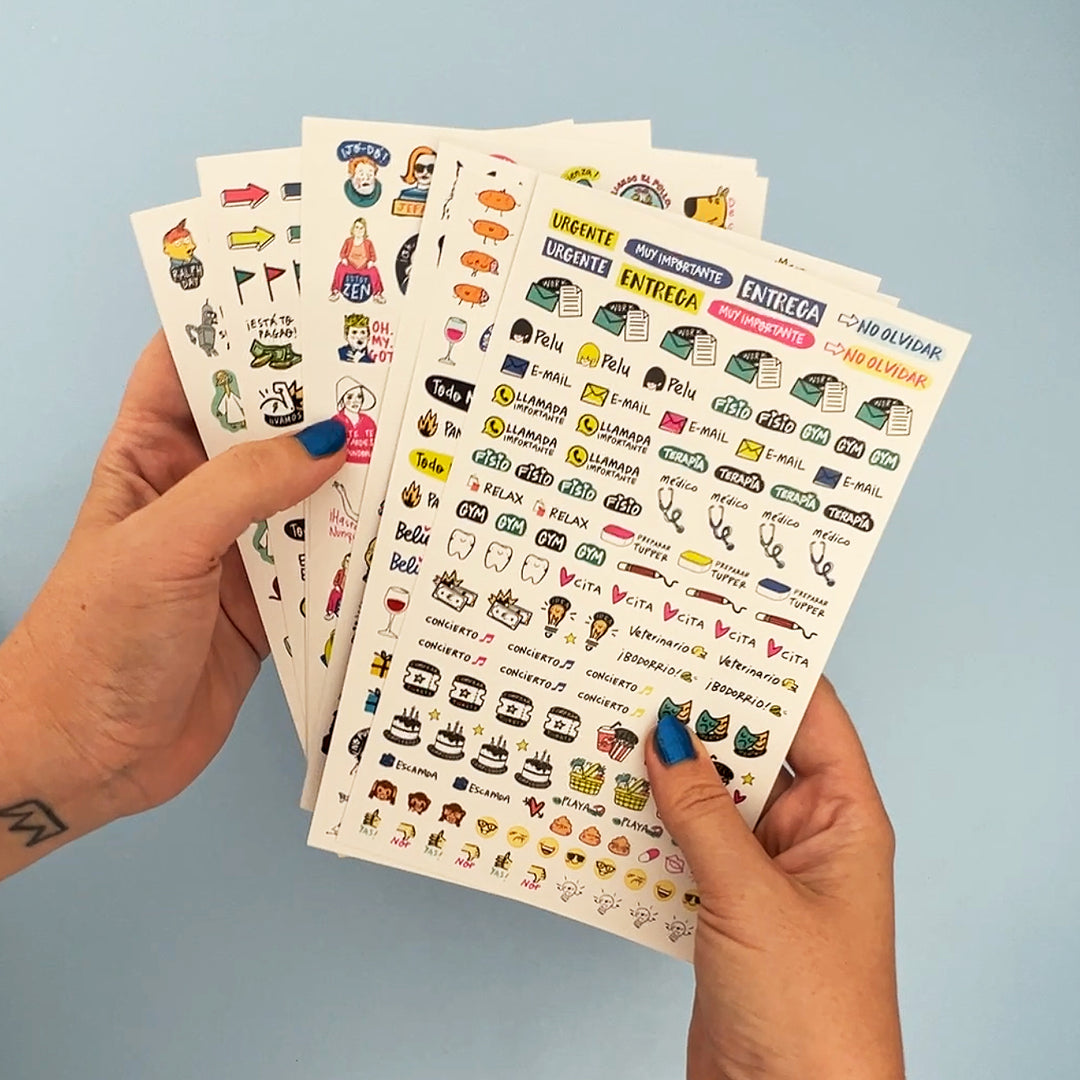 Pack Pegatinas. ¡A tope de stickers!