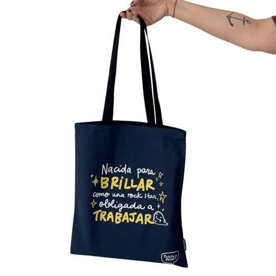 Bolsa de lona Nacida para brillar