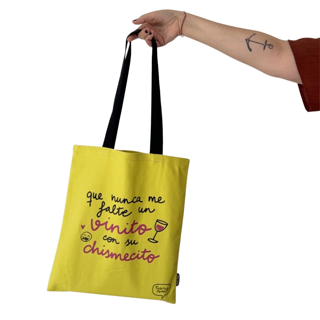 Bolsa de lona Vinito con su chismecito